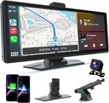 Cason Upgraded Carplay Android System Touch Screen 10-Inch Android Car Stereo Infotainment System IPS LED Car Display Screen with Rear Camera,Voice Control,BT for All Vehicles.