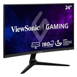 ViewSonic VX2418C 24 Inch 1080p 1ms 180Hz Curved Gaming Monitor with FreeSync Premium, Eye Care, HDMI and DisplayPort