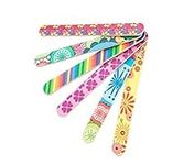 Colorful Printing Style Professional Double Sided Nail Files Emery Board Cosmetic Manicure Pedicure (10 Pcs)