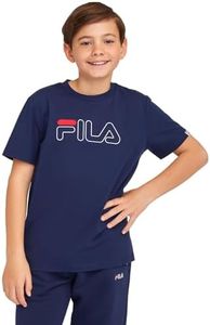 FILA Unisex Kid's Classic 2.0 Tee, New Navy, Size 14