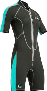 Cressi Women's Lido Wetsuit Shortie Suit - Dark/Blue, Medium