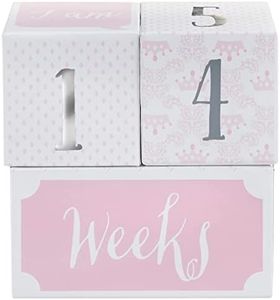 Baby Aspen My First Milestone Princess Age Blocks | Baby Picture Props for Photo Sharing The First Year