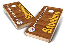 PROLINE NFL Pittsburgh Steelers 2'x4' Cornhole Board Set Vertical Design(P4N-124-52)