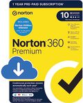 Norton 360 Premium + Utilities 2024 - Antivirus & Utility | 10 Devices | 1-year subscription | Automatic renewal, Secure VPN , Password Manager | 1 Device | PC/Mac/Mobile | Activation Code by email