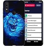 Bestrella Case for Jitterbug Smart 3 Phone Case Jitterbug Smart 3 Shockproof Full Body Protection Case (Shining Lion)