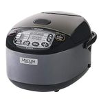 ZOJIRUSHI NL-GAC10 BM Umami Micom Rice Cooker & Warmer, 5.5-Cup, Metallic Black, Made in Japan