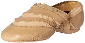 Capezio Women's Freeform Slip-On Jazz Shoe, Caramel, 6.5