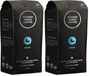 Kicking Horse Coffee, Decaf, Swiss Water Process, Dark Roast, Whole Bean, 1 lb - Certified Organic, Fairtrade, Kosher Coffee (Pack of 2)