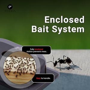 FERRIS Ant Killer Bait Stations 2-Pack – Indoor & Outdoor Ant Trap