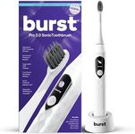 Burst Pro 2.0 Sonic Toothbrush for Adults (White) | Electric Toothbrush with Smart Pressure Sensor | Soft Bristles | 5 Modes/Refined Scoring System | USB-C Charging | Magnetic Wall Mount