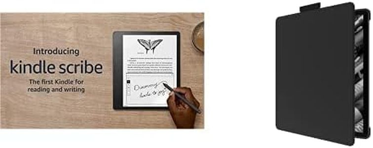 Kindle Scribe Bundle. Includes Kindle Scribe (16 GB), Basic Pen, and NuPro Bookcover in Black