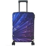 Explore Land Travel Luggage Cover Suitcase Protector Fits 31-32 Inch Luggage (Fireworks, XL)