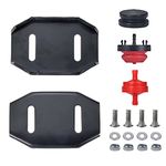 106-4588-01 Snowblower Slide Skid Plate Shoes 2 Pack with Mounting Hardware Primer Bulb Fuel Filter Toro Oil Cup for Ariens Universal 2 Stage Snow Thrower 01028600 02483859 24599 2483859 106500