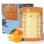 TTRWIN Orange Scented Candle, Refreshing Aromatherapy Home Scented, Natural Soy Wax Candles with Long Clean Burning, Gift Surprise for Yoga, SPA, Christmas, Birthday, Mother's Day