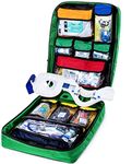 Premium Paramedic First Aid Kit - First Responder Trauma Bag with Wipe Clean Pouches Fully stocked