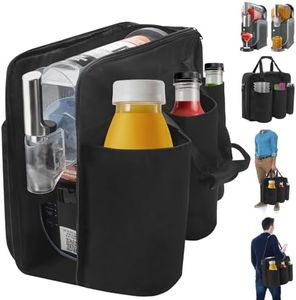 Wanyshapy Carrying Bag for Ninja Slushie Machine FS301 & FS300, Padded Travel Storage Case for Slushy Machine for Home with 6 Large Pockets & Shoulder Strap, Functions as a Protective Dust Cover