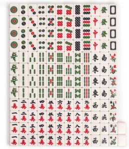 Yellow Mountain Champion Mahjong Set – Complete Tile Game Set