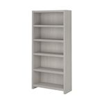 Bush Business Furniture Echo 5 Shelf Bookcase in Gray Sand