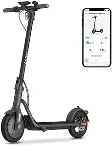 NAVEE Electric Scooter V50, 31 Miles Range & 20 MPH Speed, 700W Max Power, 10" Pneumatic Tires, E-ABS and Rear Disk Brake, IP55 Waterproof, Handle Folding Electric Scooter for Adults