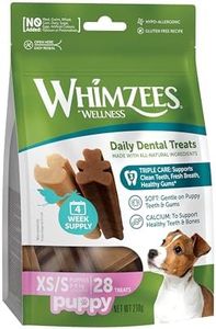 Whimzees Dry Dog Food, 28 Pack Extra Small/Small