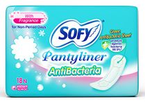 Sofy Anti Bacteria Panty Liner for women - 18 Pieces