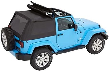 Bestop 56852-35 Black Diamond Trektop for 2007-2018 Jeep Wrangler JK 2-Door
