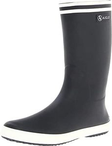 Aigle Lolly-Pop, Stivaletti da Pioggia, Unisex - Bambini e ragazzi, Blu (Marine/Bianco), 26 EU