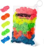 Professional Yoyo Strings Pack of 50, Soft 100% Polyester Yoyos String for Responsive and Unresponsive Yoyos , Blue, Green, Pink,Yellow, Orange Color