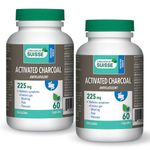 Laboratoire Suisse Activated Charcoal – Excess Gas Relief & Antiflatulent – 60 Capsules​ (2-pack)