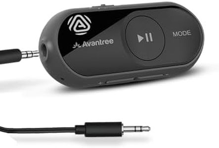 Avantree AS70P – LE Audio & Auracast Receiver for Wired Headphones, Bluetooth 5.4 Qualcomm Chip, LC3 & aptX Adaptive, Connect to LE Audio Phones, PCs & Auracast Broadcasts