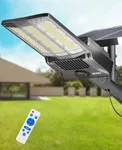 JAYNLT Y-11000W Solar Street Lights Outdoor,850000LM 6500K High Powered Commercial Parking Lot Lights Dusk to Dawn, Waterproof Solar Security Flood Lights for Driveways, Basketball Courts