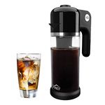 VINCI Express Cold Brew, Electric Cold Brew Coffee Maker in 5 minutes, 4 Brew Strength Settings & Cleaning Cycle, Easy to Use & Clean, Glass Carafe, Cold Brewer for Iced Coffee, 1.1 L Pitcher (37 oz)