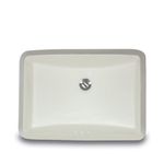 Nantucket Sinks UM-18x12-B 18-Inch by 12-Inch Rectangle Ceramic Undermount Vanity, Bisque by Nantucket Sinks