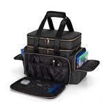 Trunab Console Travel Bag Compatible with Xbox Series X, Carry Case with Multiple Storage Pockets for Xbox Controllers, Games, Headset, Cables, Portable Hard Disk and More Accessories, Patented Design