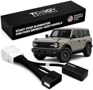 Torqy Auto Start Stop Eliminator for Ford Bronco 2021-2026 - Easy Under-Dash Plug & Play Install (No Console Removal) - Auto Start Stop Disable Memory Module (NOT for Bronco Sport)