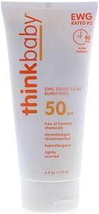 Thinkbaby Sunscreen - Safe - Baby - SPF 50 Plus - 6 oz