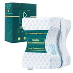 Ecosafeter Ergonomic Knee Pillow Premium Memory Foam Leg Pillow for Sleeping on side-Hip Support and Alignment-Relieve Lower Leg,Knee Pain,Hip Pain,Sciatica And Pregnancy Discomfort