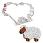 Sheep/Lamb Cookie Cutter 8.9 cm, Made in USA by Ann Clark