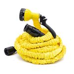 Expandable Flexible No Kink Garden Hose Pipe Automatically Expands Retracts Pampered Gardens Best Magic Stretch Hose Pipe Fits Common Style Fittings Lightweight Hose Pipe (25 Feet)