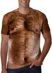 uideazone Couples Funny Chest Hairy