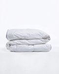 Cuddledown 100% Pure Hungarian Goose Down Duvet - Hypoallergenic, Pure Cotton Fabric (All Season, Single)