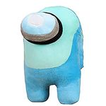 HUG 'n' FEEL SOFT TOYS Among Us Plush Toy Plush & Stuffed Toys (18 Cm) Among Us Merch Cute Soft Plush Bulging Eyes Astronaut Plush Figure Toy Plush & Stuffed Toys (Sea Green&Blue) Lovely Toy Figure