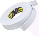 COUMENO EVA Single-Sided Adhesive Foam Tape, Single-Sided Sealing Strip Foam Pad Sponge Tape Window Weatherproof, Self-Adhesive Insulation Sealing Tape (White) 1.18''x16.4FT