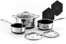 HexClad Hybrid Nonstick 6-Piece Pot