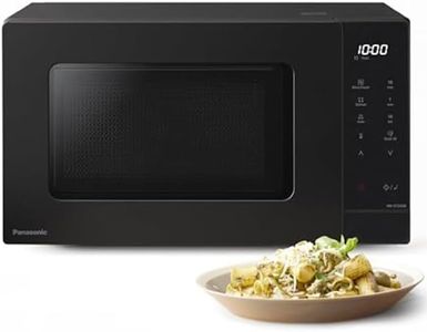 Panasonic 20L Solo Microwave Oven, 800W – Auto Defrost, Black