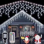 Ollny Icicle Lights Outdoor 486LED 