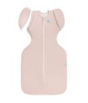 Love To Dream Swaddle Up™ Transition Bag, 1.0 TOG, 19-24 lbs, Stage 2, Zip-Off Wings, Gently Help Baby Transition from Being Swaddled to Arms Free When Showing Signs of Rolling, Powder Pink Twinkle
