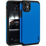 BEZ Case for iPhone 11 Case, Shockproof Cover Compatible with iPhone 11, Shock Absorbing, Heavy Duty Dual Layer Tough Cover- Blue Navy