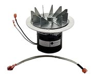 Us Stove King Ashley 80473 Combustion Blower Exhaust Fan Motor Upgrade Fits Models 5520 6037 American Harvest 6039 6041 King KP130, KP60, Ashley 5500 5500M 5500XL