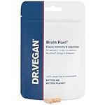 DR.VEGAN Brain Fuel | Memory & Focus, Brain Supplement, Clinically Tested BacoMind | 30 Capsules | One-A-Day | Includes Bacopa Monnieri 300mg, Ginkgo Biloba 150mg